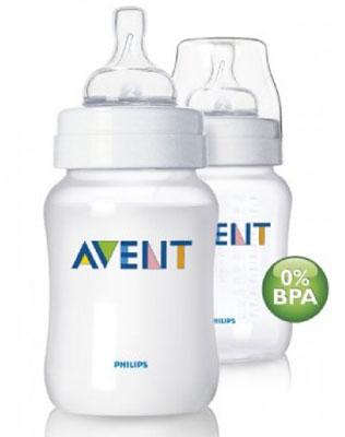 Bottles free of bisphenol